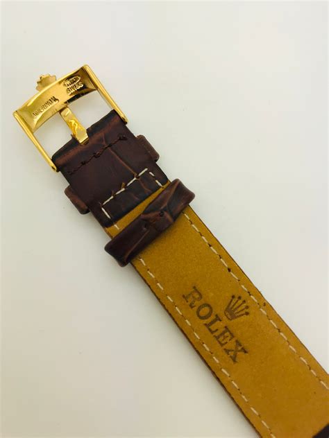 rolex leather strap watches|genuine rolex strap.